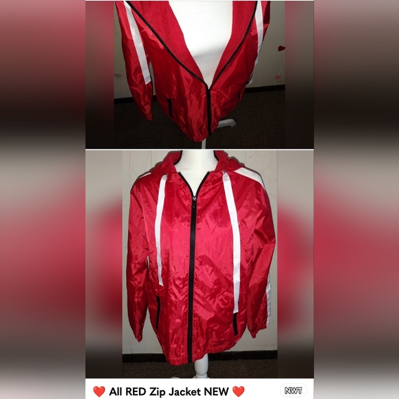 All Sexy RED Top & Red Zip Jacket❤️🆕 - Picture 11 of 11